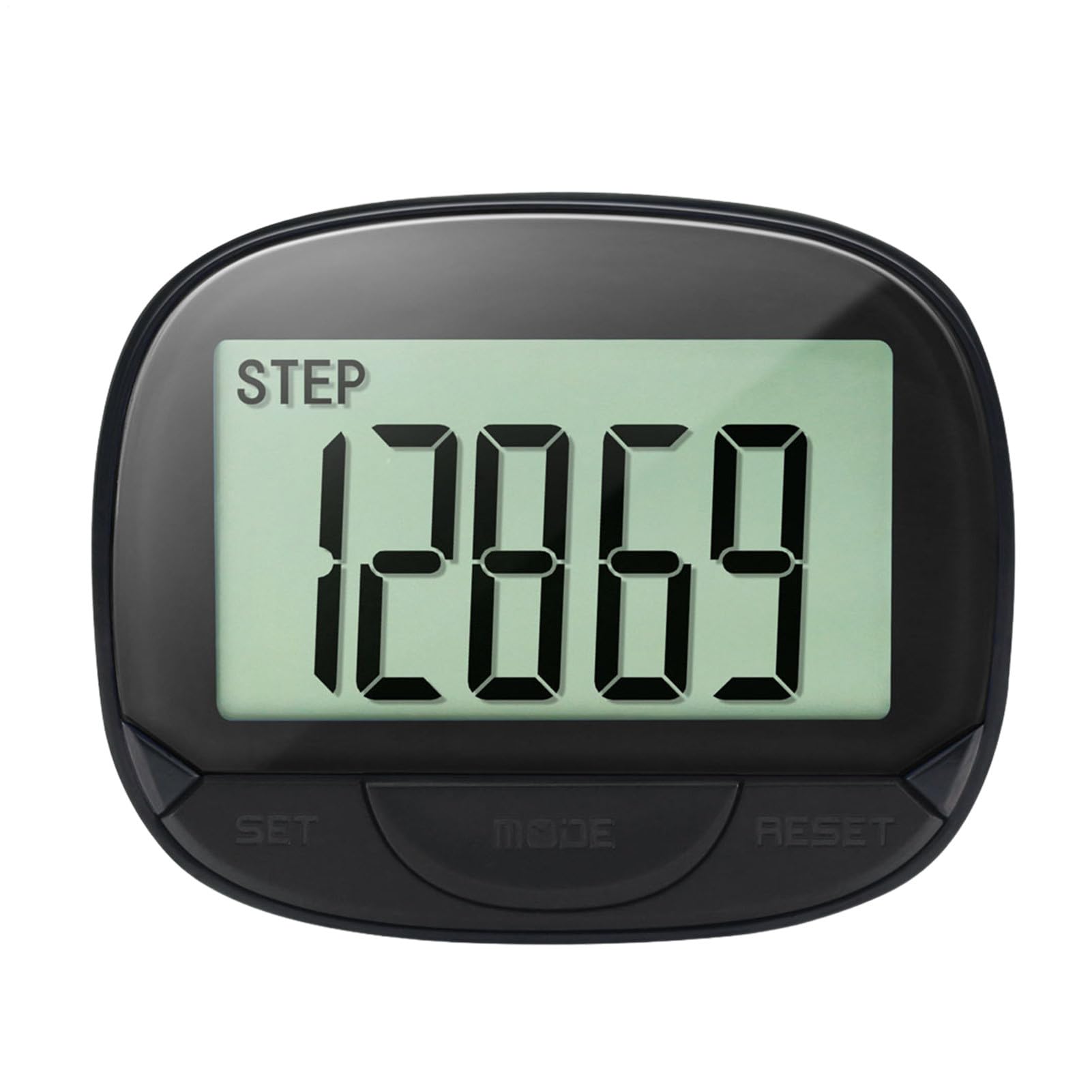 Clip de podomètre de Marche,Podomètre numérique pour la Marche | Fitness Step avec Horloge, podomètre de Sport Portable pour Pas/Distance/Calories