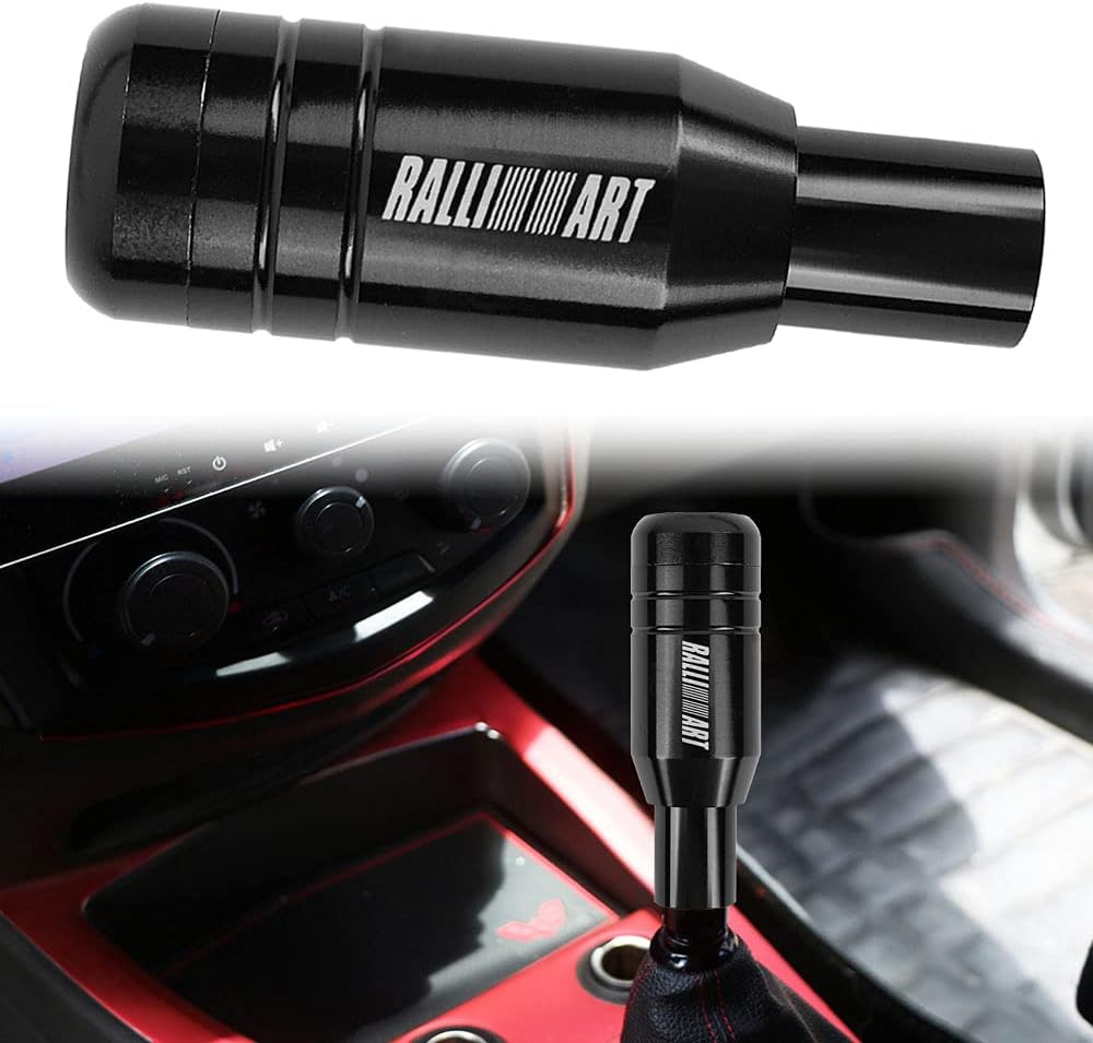 Universal RALLIART Aluminum Black Automatic Car Gear Shift