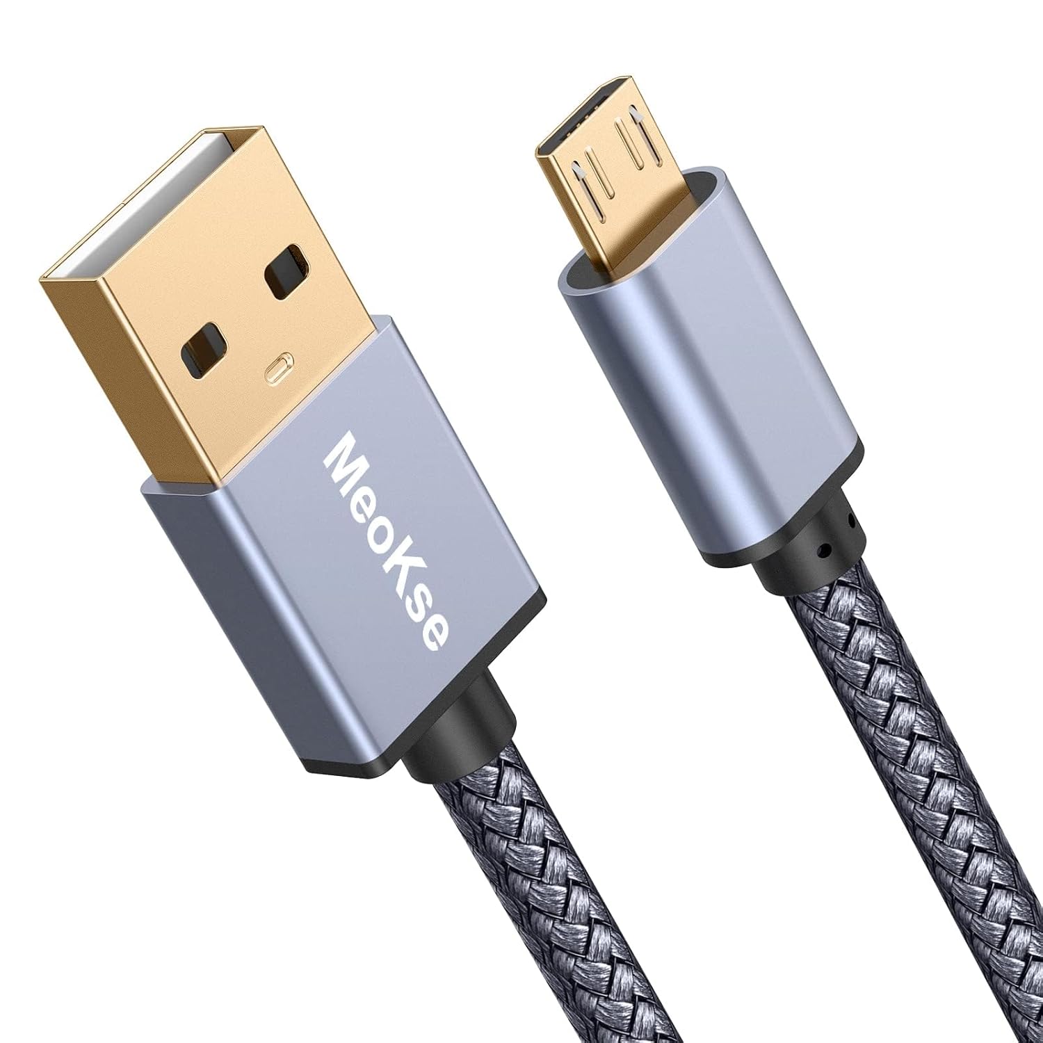 Meokse Micro USB Cable 50FT,Long Android Charger Cable,Nylon Braided Durable Fast Phone Cord Charging for Samsung Galaxy S7 S6 Edge S5,Note,LG G4,HTC,PS4,Camera,MP3 15M