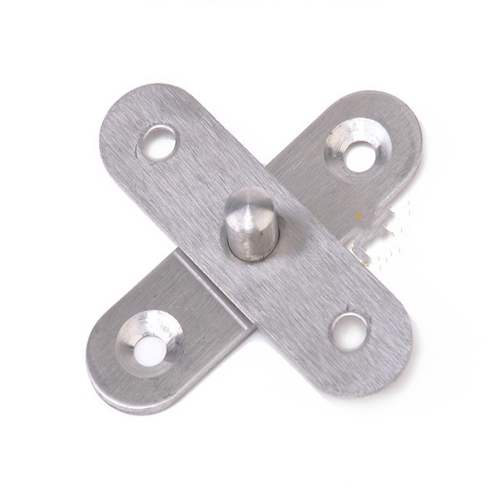 AUNANGLJSCS 360degree Rotating Shaft Door Pivot Tone Rotary Thickened Stainless Steel Wood Doors Hinges Location Hidden Home Furniture