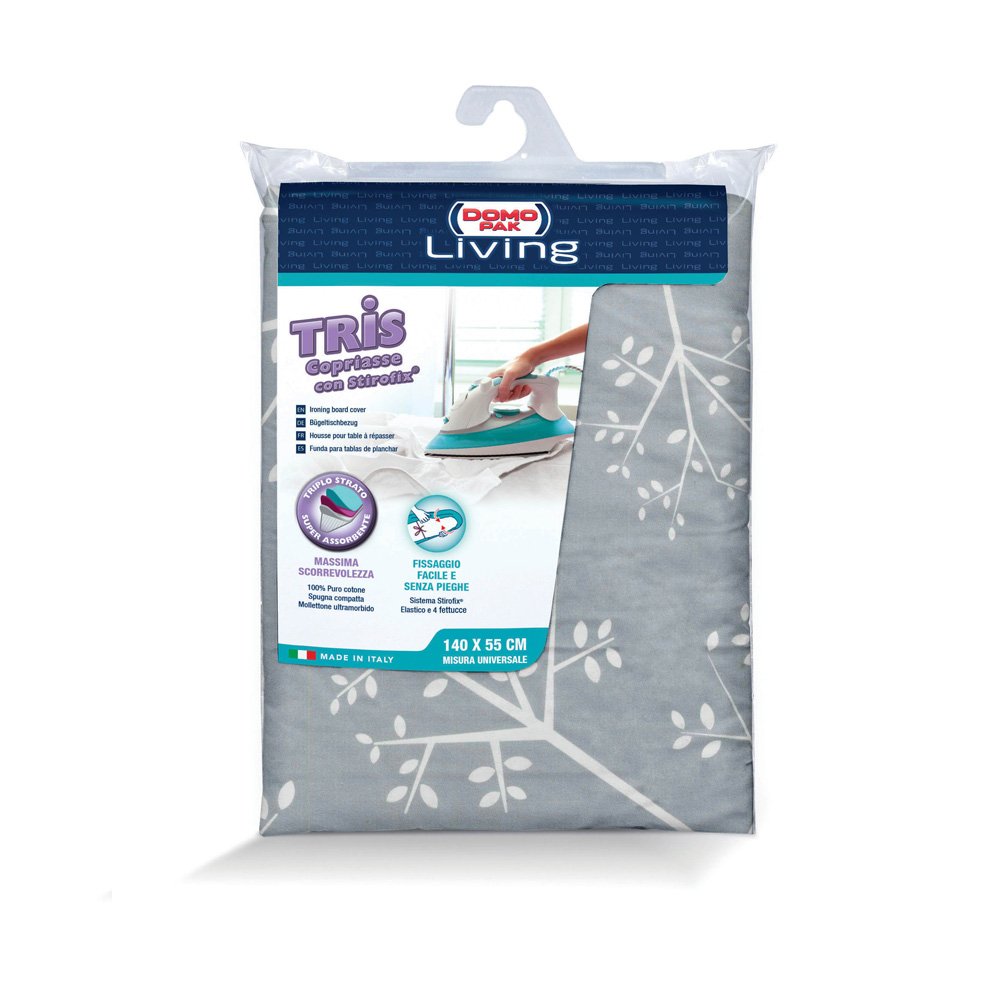 Telo Da Stiro DOMO PAK LIVING - 100x70cm, Doppio Strato Cotone E Mollettone, Per Viaggi E Casa - Foto 12