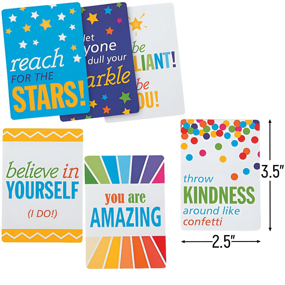 Fun Express Mini Cartes d'encouragement - 48 Pièces - Activités éducatives et d'apprentissage pour enfants