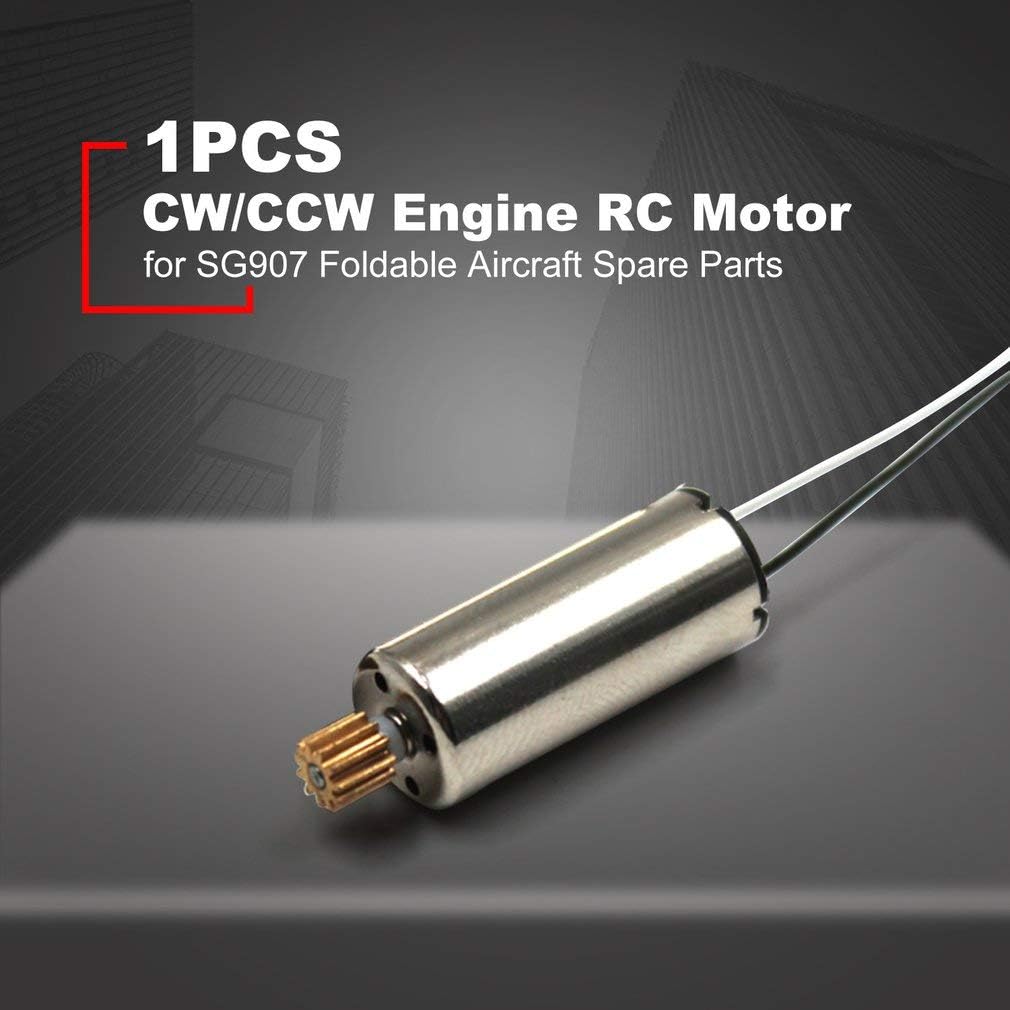 Parts & Accessories 1PCS CW/CCW Engine RC Drone Motor for SG907 Foldable Aircraft Helicopter Accessories UAV Spare Parts Component - (Color: Black White Wire)