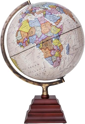 Waypoint Geographic Peninsula II Globe lumineux de 30,5 cm avec support en bois 
