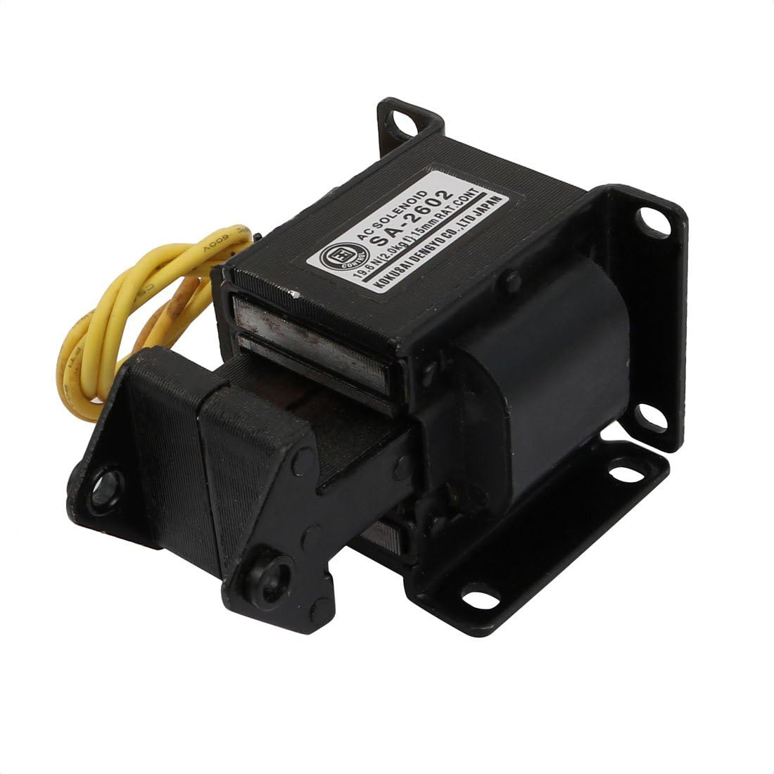 Aexit DC24V 15mm Control electrical Stroke 19.6N Force Push Pull Type Frame DC Solenoid Electromagnet Magnet SA-2602