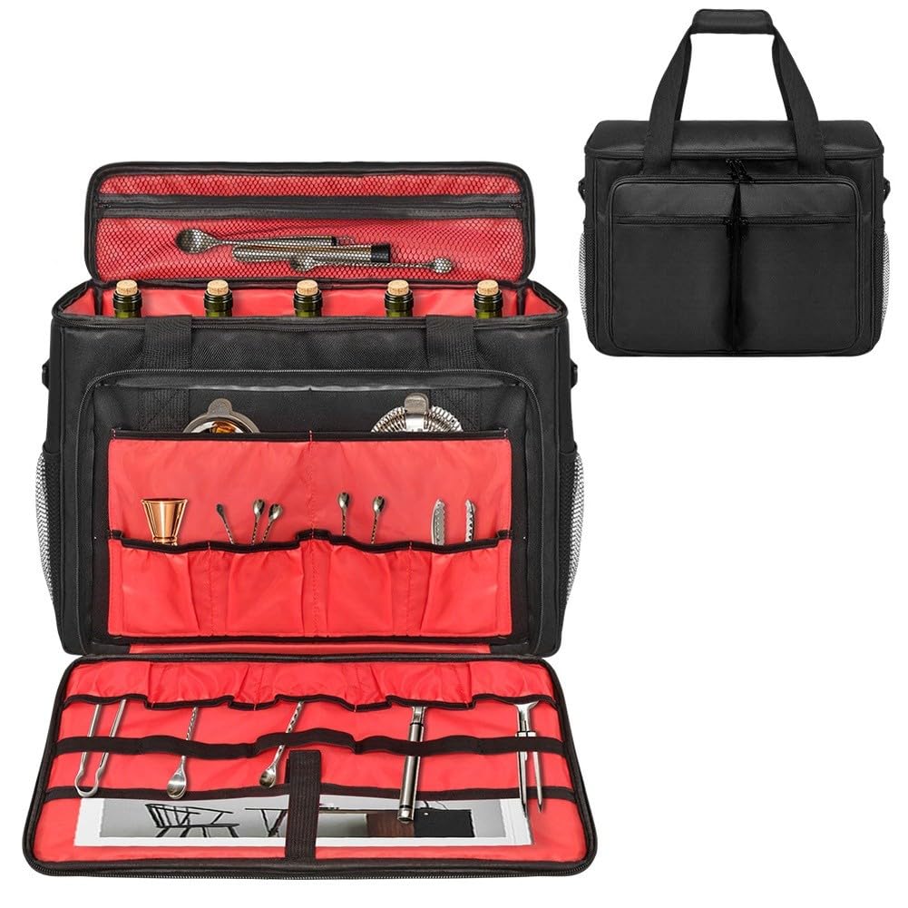 Bolsa equipada con un asa superior reforzada y sin esfuerzo para doble transporte (como se muestra en las imágenes)