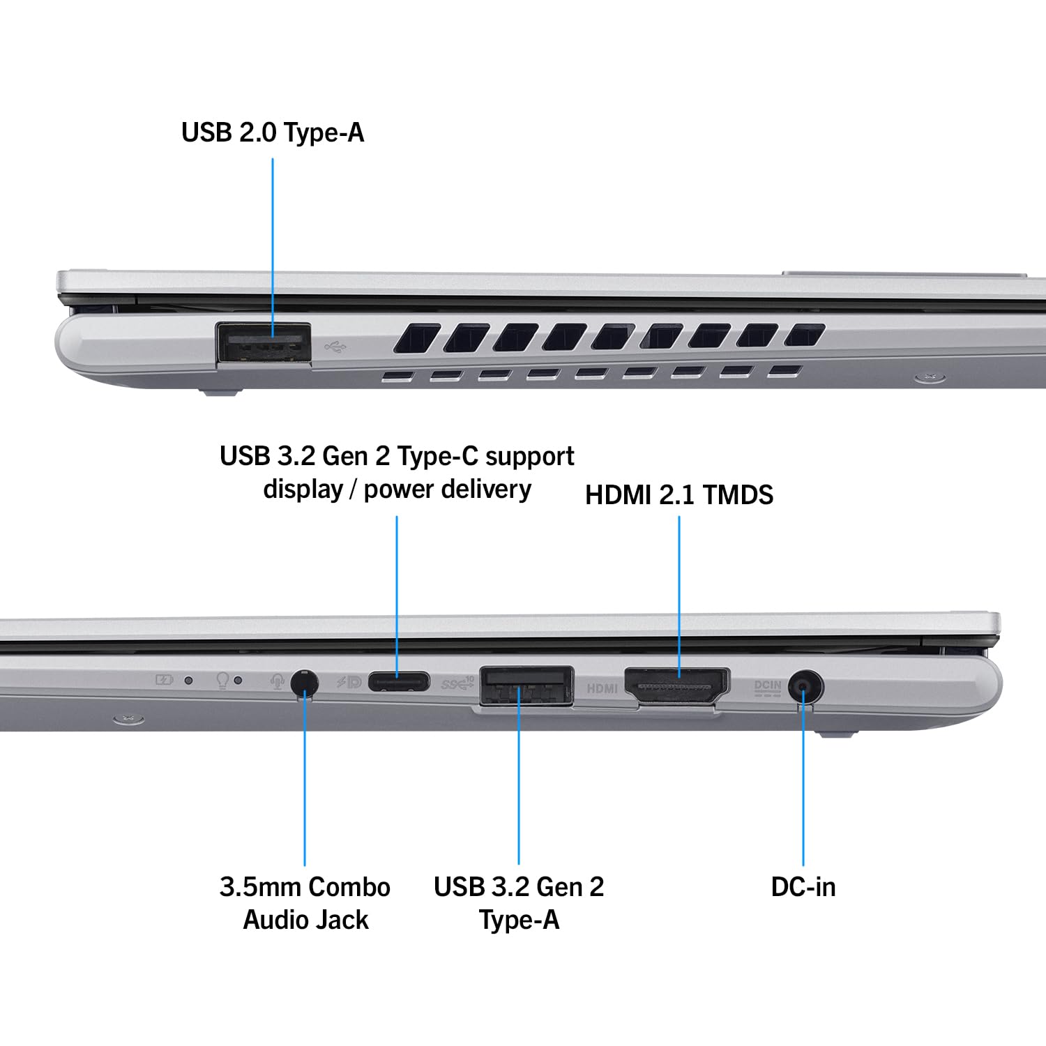 ASUS Vivobook S14 Flip TP3402VA#B086ZSC8K7, Notebook in alluminio Monitor 14" WUXGA 16:10 Glossy Touch, Intel Core 13 gen i3-1315U, RAM 8GB, 512GB SSD PCIE, Intel UHD Graphics, WIN 11 HOME, Argento