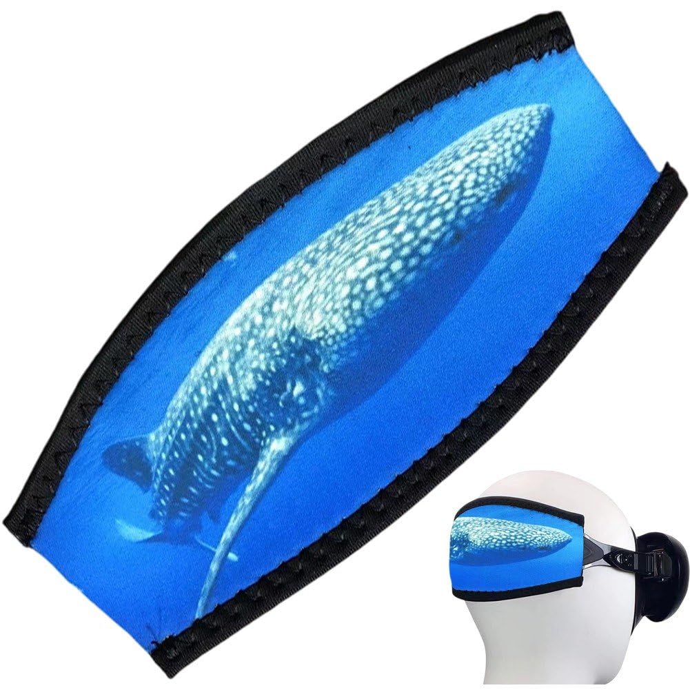 Baokuan Neoprene Mask Strap Cover for Neoprene Diving Swimming Snorkel Non Slip Hair Protector Wrap for Men Women