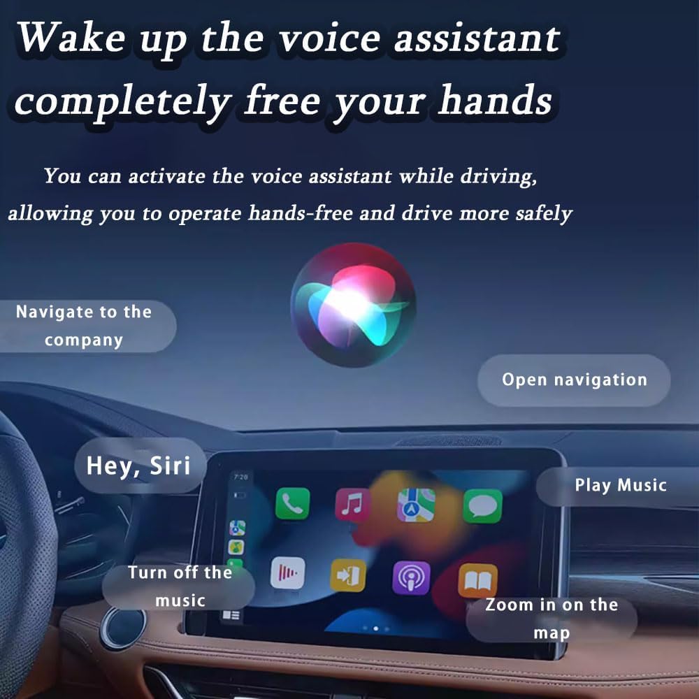 Adaptador CarPlay Inalambrico para VW Volkswagen Atlas 2017-2024 | Adaptador inalámbrico 2 en 1 CarPlay/Android Auto, Convertidor CarPlay Coche con Cable a Inalámbrico