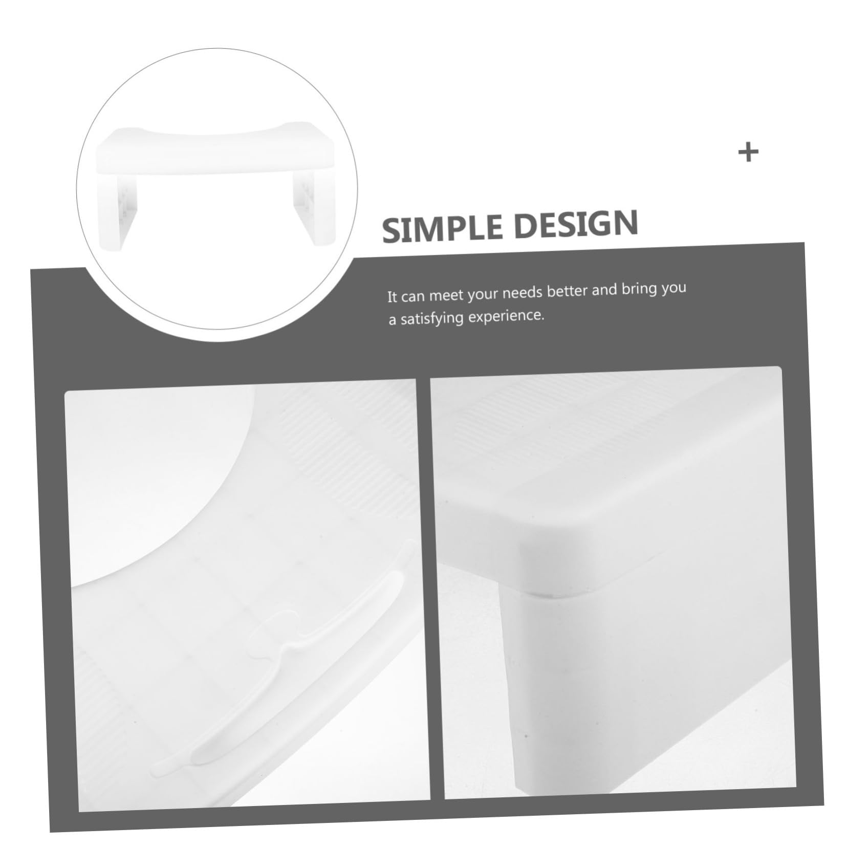 ORFOFE Toilet Stool Toilet Foot Stool for Adults Small Stool Shower Chair Potty Stool Nonslip Toilet Step Stool