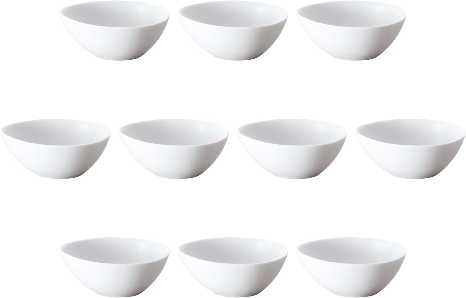10個セット 白磁レンゲボール（小） [ 12.4×11×5.2㎝ ] | ボウル中
