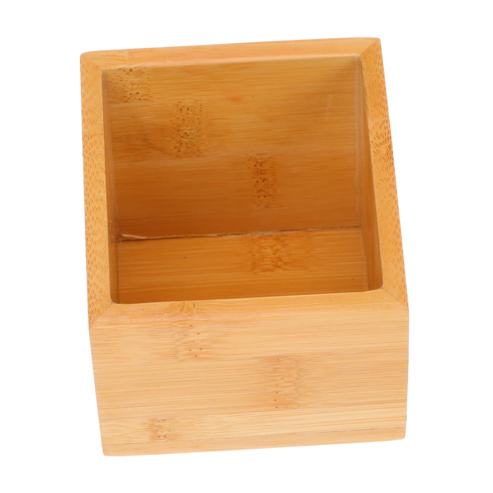 Healifty 1Pc Wooden Tea Bag Storage Box Multi Function Organizer for Tea Sugar Items Hotel Supplies Home Decor Material for Long Term Use