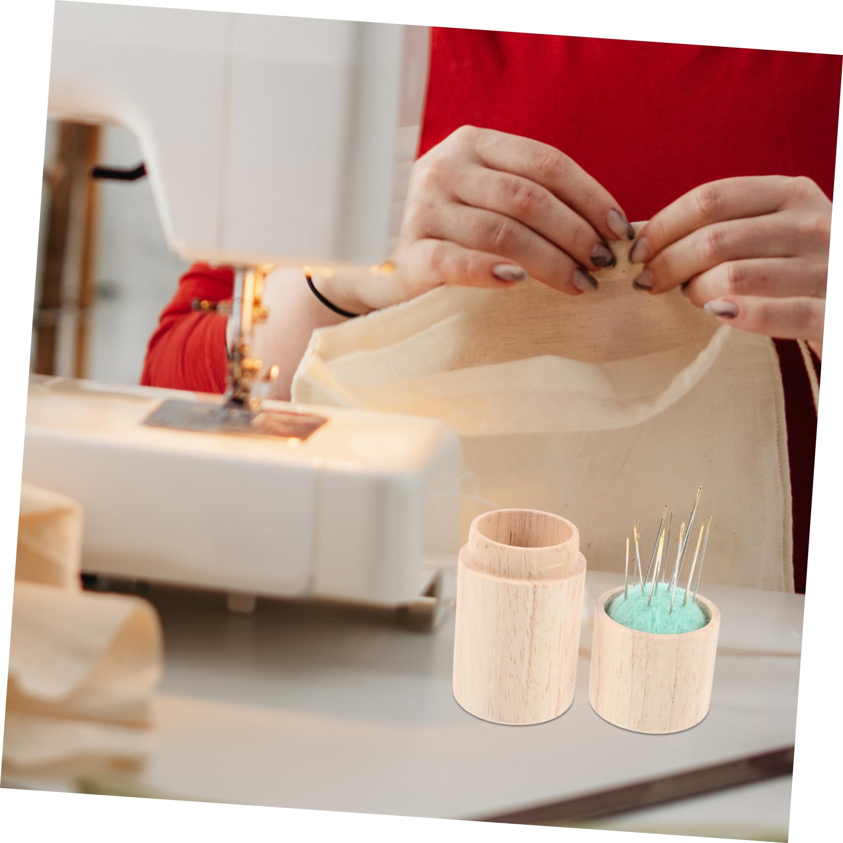 Uonlytech 5 Set Contenitori per Aghi da Cucito Scatola Aghi Compatta e Portatile per Casa Include per Conservazione Accessori da Cucito e Ferri