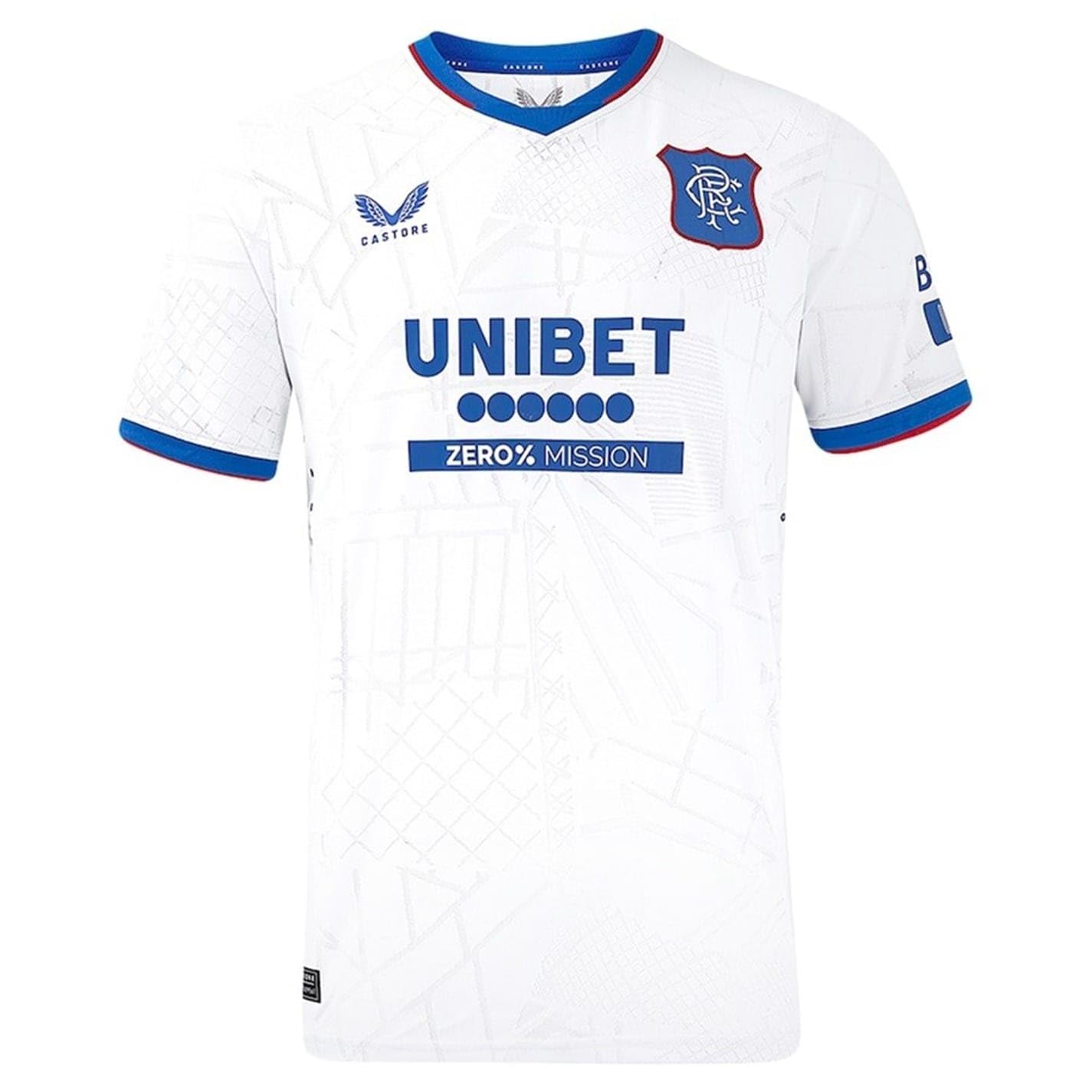 Castore Women's Grey/Blue Rangers Authentic Away Shirt 2024 2025 Xs