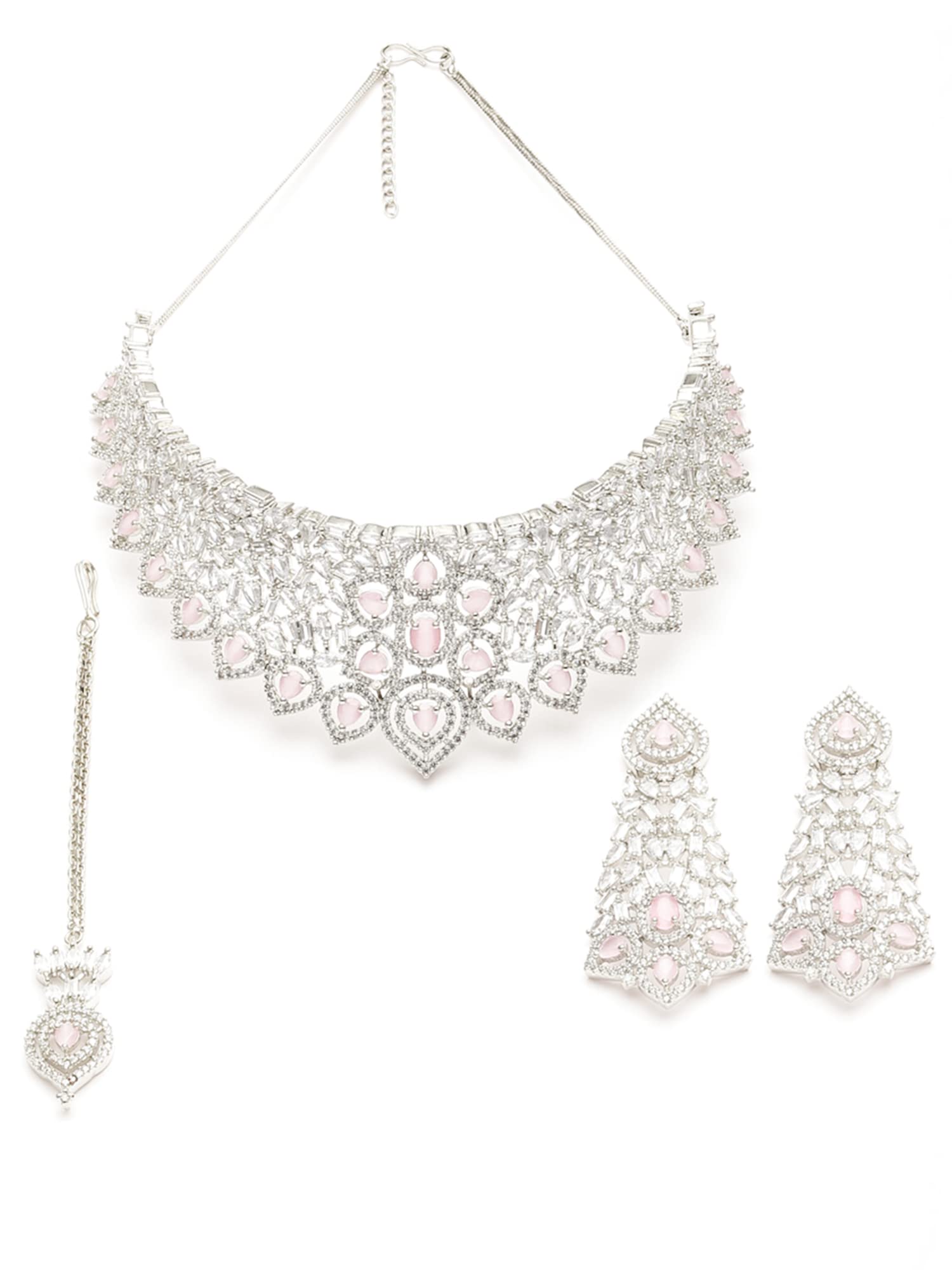 See full amazon price history chart for Karatcart American Diamond Studed Pink Choker Necklace Set Karatcart American Diamond Studed Pink Choker Necklace Set (B0B3S7WK9Z) Amazon Price History, Amazon Price Tracker
