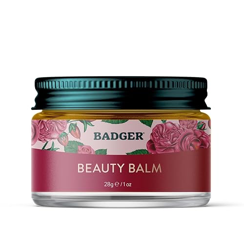 Badger Rose Beauty Balm, Crema hidratante intensiva, 28 g/1oz