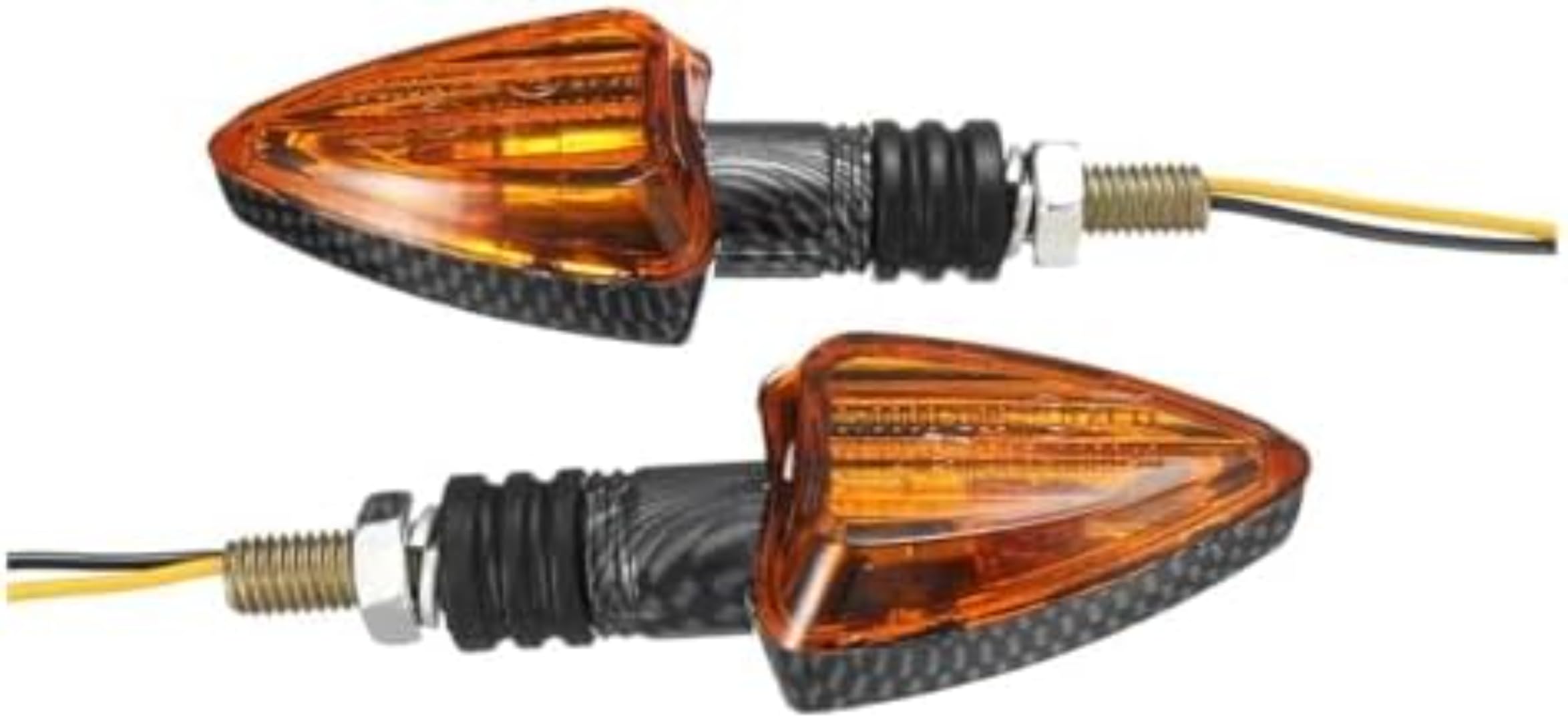 Generic Mini uniwersalne wskaźniki Kierunkowskaz 1 para motocyklowych kierunkowskazów żarówka bursztynowa
