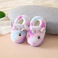 Vista 4 de Pantuflas peludas para niñas y niños pequeños