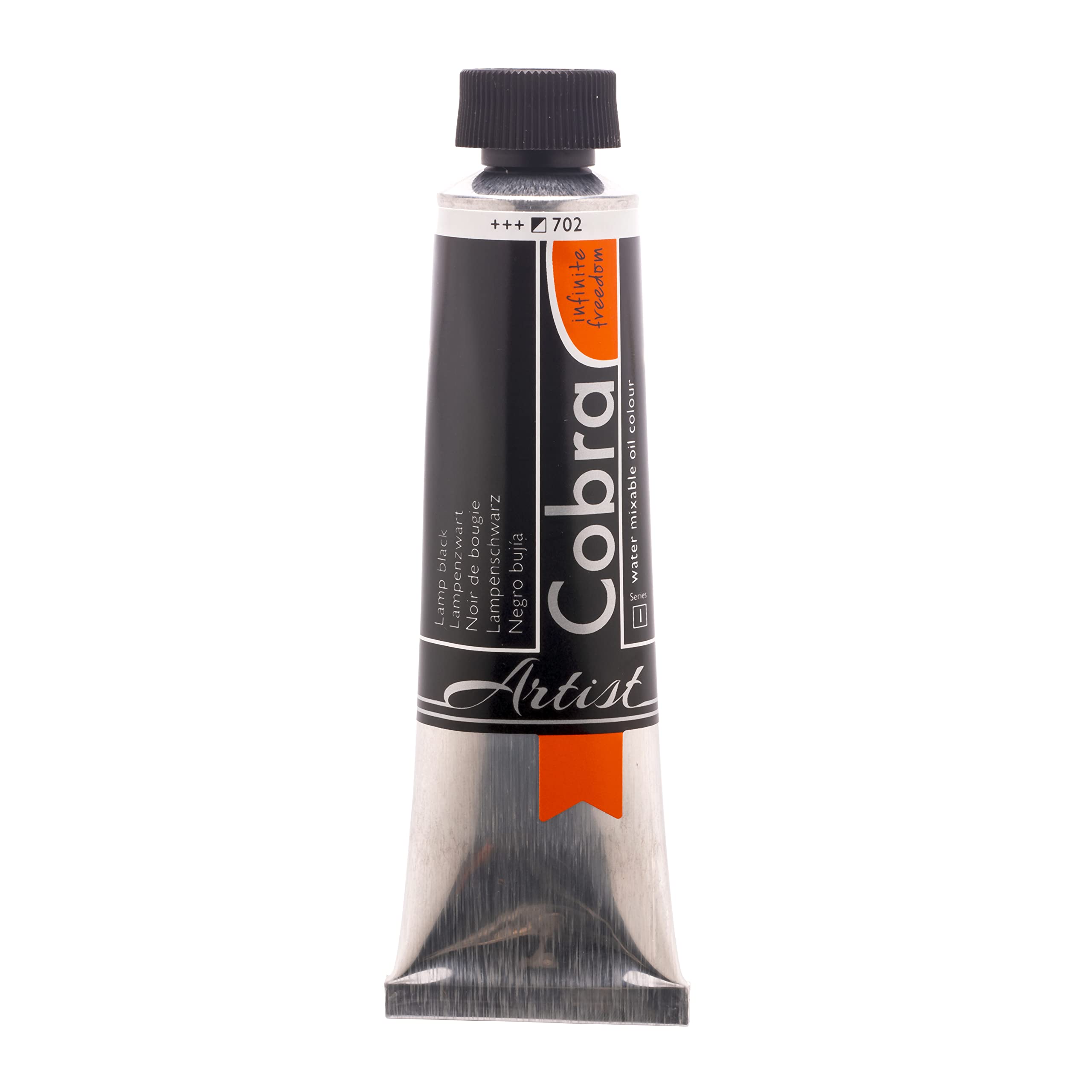 Cobra Artist Color Al Óleo Tubo 40 ml Negro Bujía 702 (21057020)