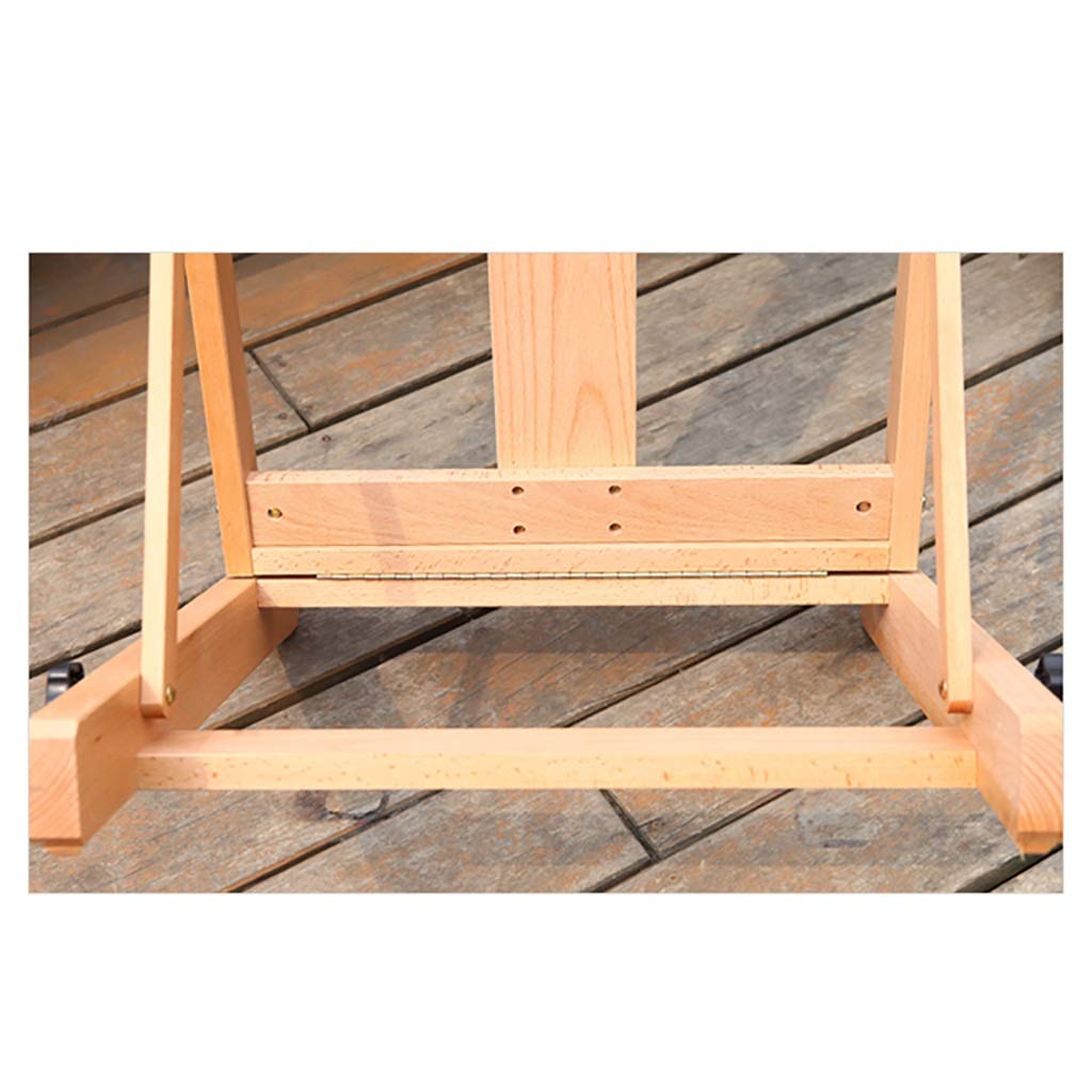 NZPOST Cavalletto in Legno Robusto e Solido, Altezza Regolabile, espositore da cavalletto, 55 * 61 cm