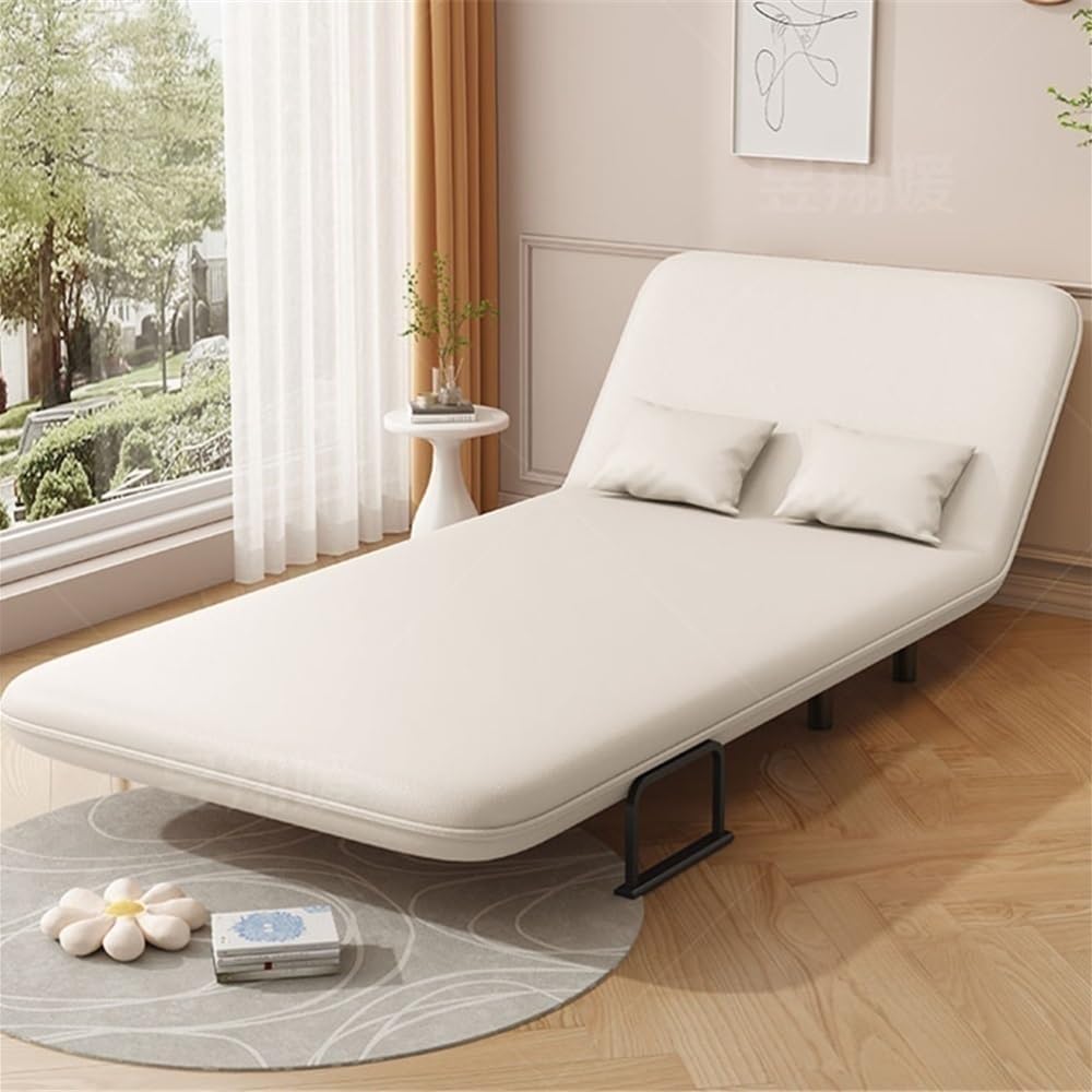 Sofa Bed， Foldable Sofa Bed with Adjustable Backrest Space Saving Guest Bed for Small Apartments,Folding Sofa Bed(Gray)