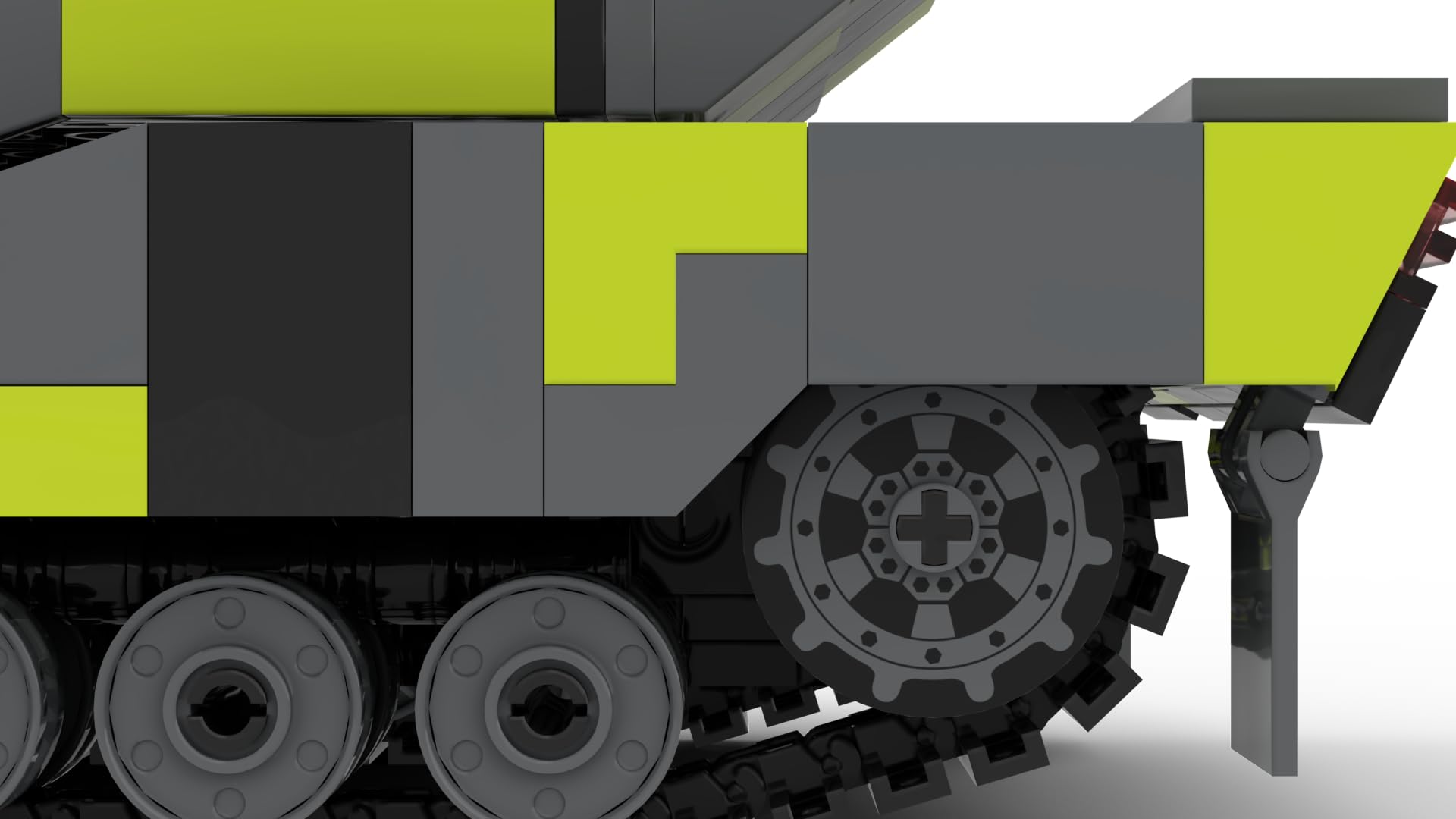 Stone Heap Rheinmetall x Panzer Modellbausatz, Militärfahrzeug, Klemmbausteine, Grau, ab 18 Jahren, Militär, Panther KF51