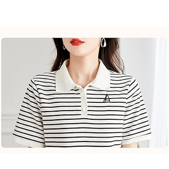 ジーフォア ゴルフ レディース トップス 半袖 Tシャツ ストライプ ジーフォア ゴルフ レディース トップス 半袖 Tシャツ