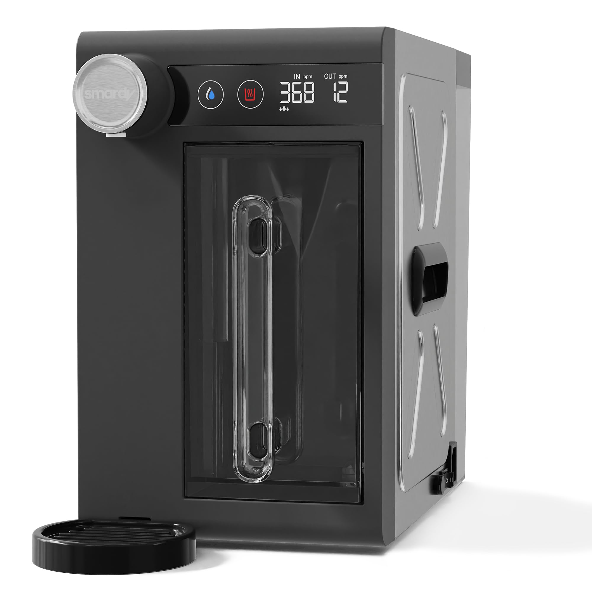 smardy blue CampingBar genius, mobile Osmoseanlage für Camping & Wohnmobil | Netz-, 12/24V- und Powerbank-Betrieb, Heißwasser bis 95 °C – ausgezeichnet mit dem German Design Award 2025