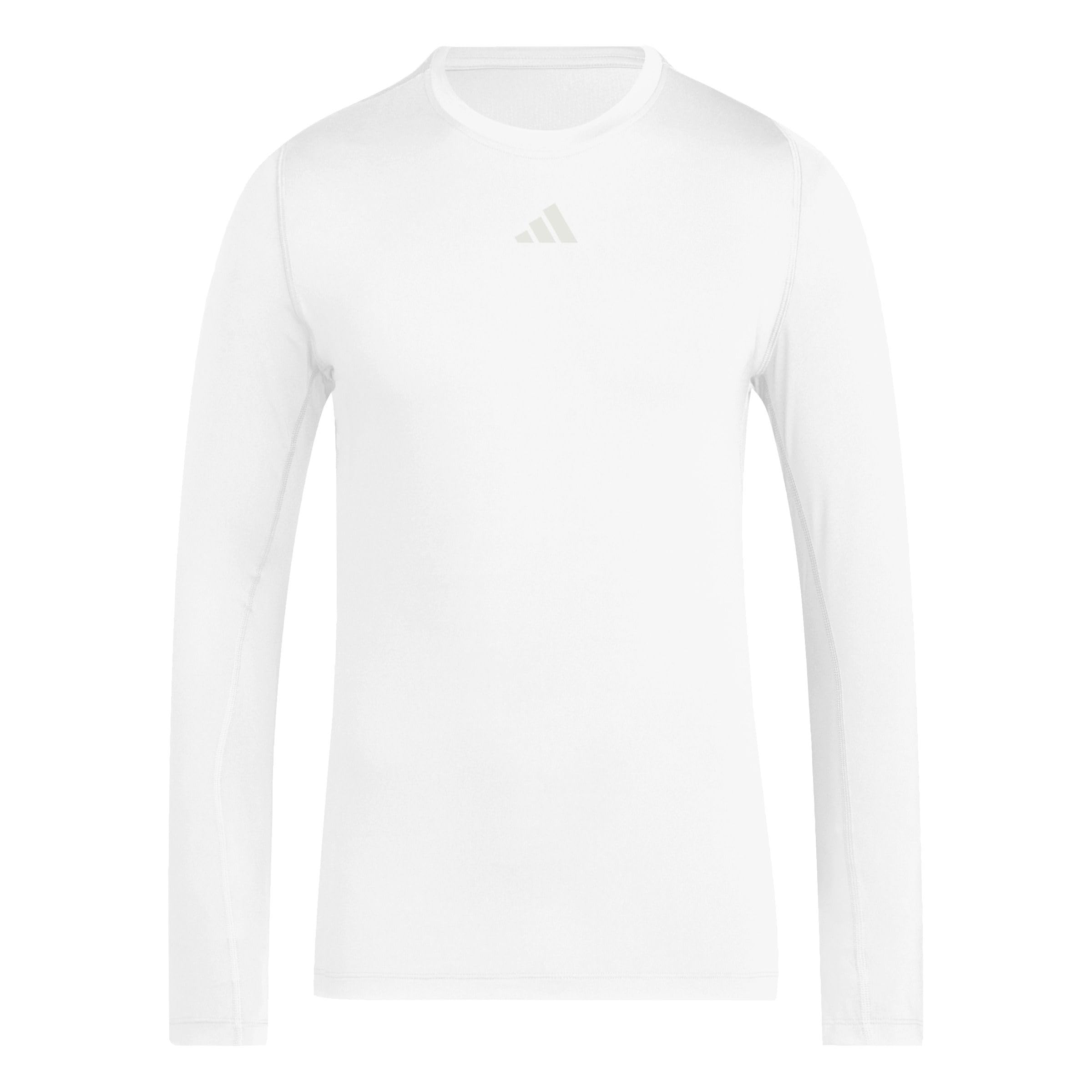adidas Men's Techfit Longsleeve Men Shirt, White, L