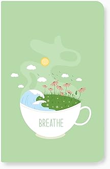 160-Pages 90 GSM Ruled Notebook, A5 Size, Green