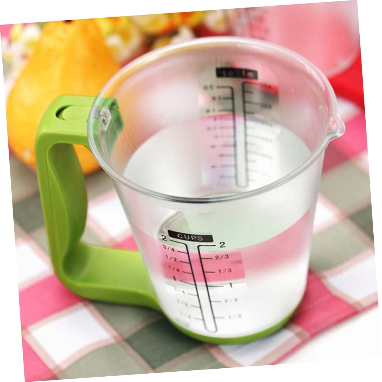 LIFKOME 1000g Taza De Digital Multifuncional Pantalla Lcd Para Leche y Bebidas Diseño Elegante Verde