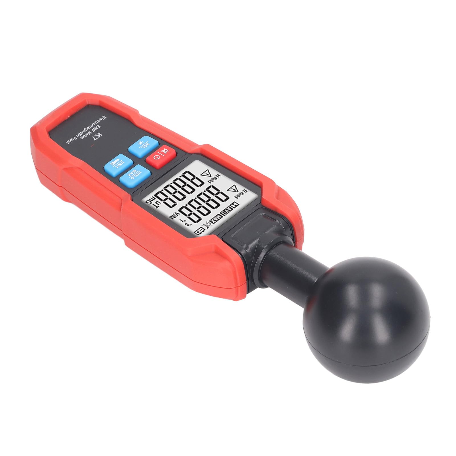 EMF Meter, Electromagnetic Radiation Tester Electromagnetic Field Detector Handheld Tester Detector for Home Room Outdoor