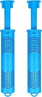Spa Mineral Stick for Hot Tub, 2 Piece Zinc Minerals Ion Filter Cartridge Improves Hot Tub Water Quality,Brings You 120 Days Fresh and Crystal Clear Water (Blue)