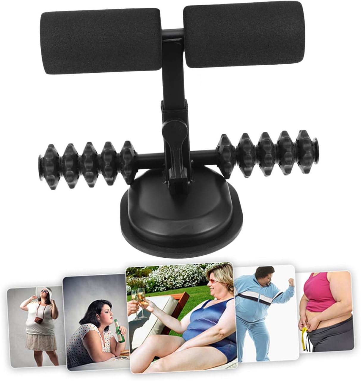 Feet Home Gym Accessories Sit-up Bar Floor Ab Workout Stimulator Portable Sit-up Assist Device