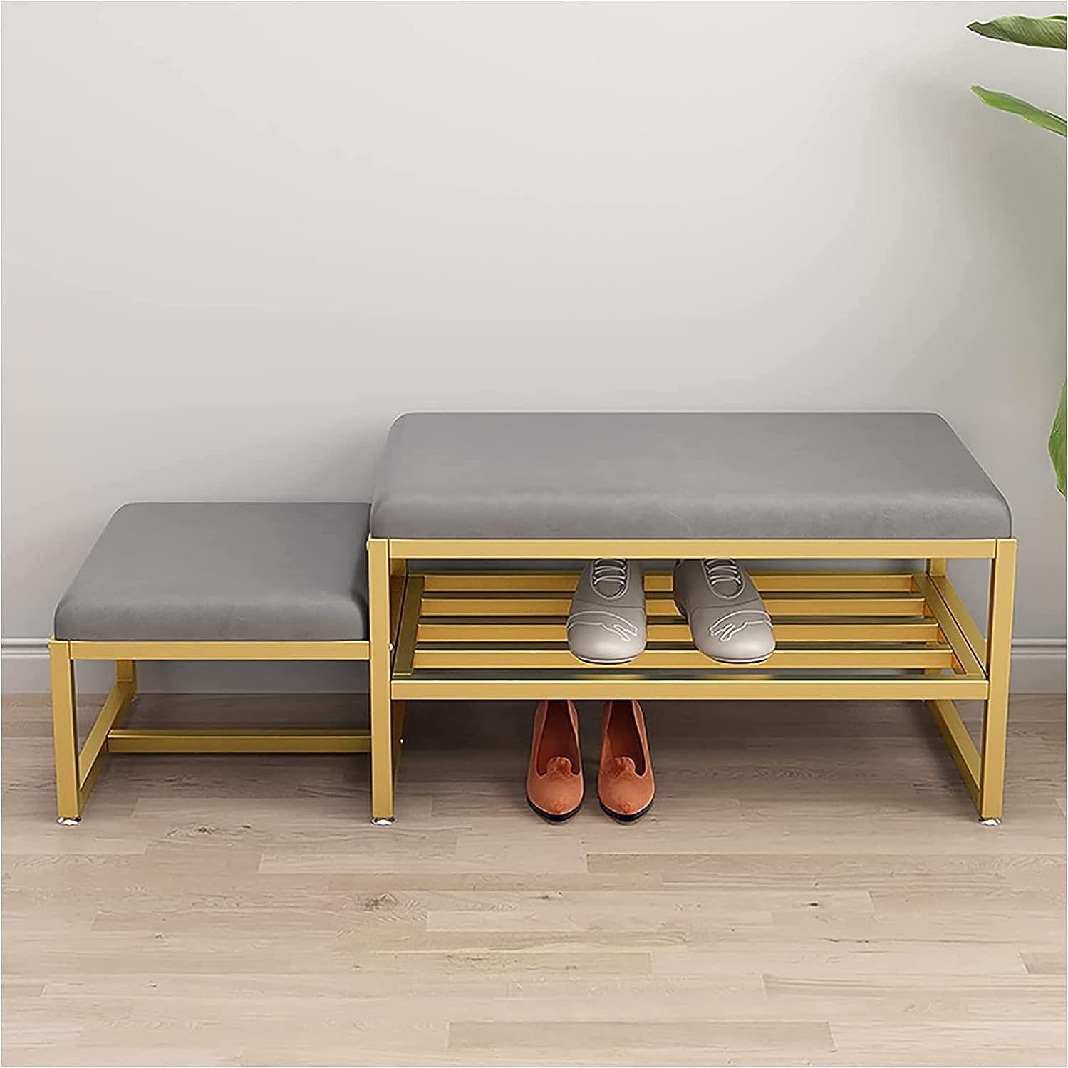 Banc à chaussures d'entrée pour en finir avec le désordre des chaussures au sol