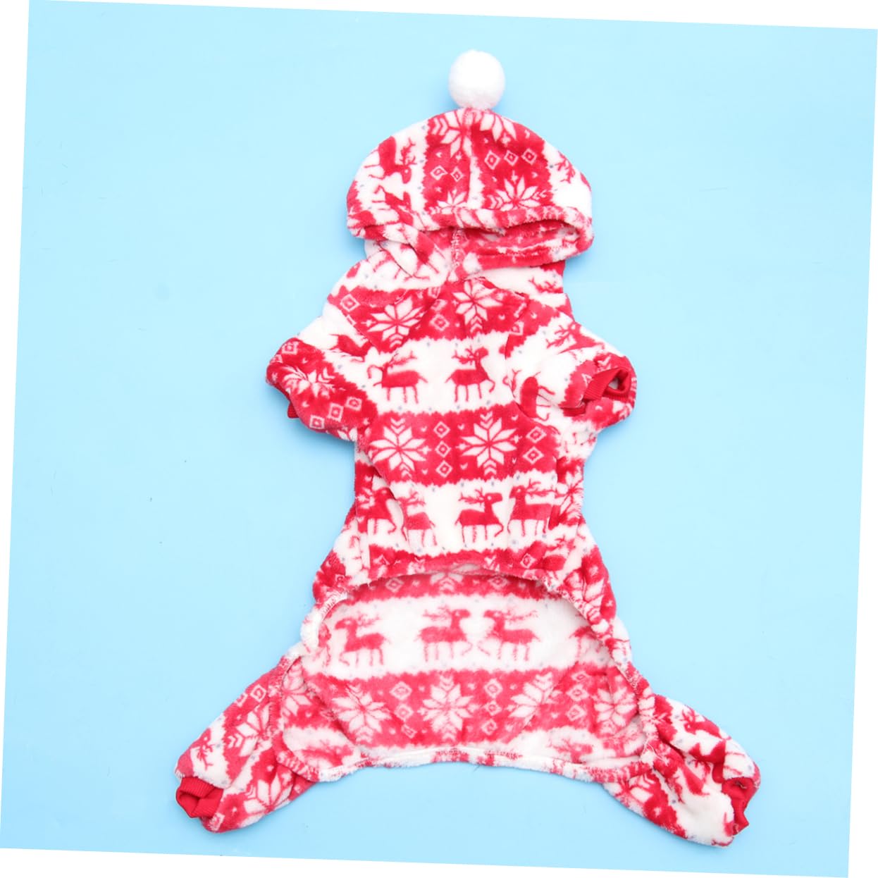 HMJGDHX 3 Pezzi Elegante Costume Invernale per Cani Caldo Natale a Quattro Zampe Vestiti per Cani Costume da Festa per Animali Domestici XS