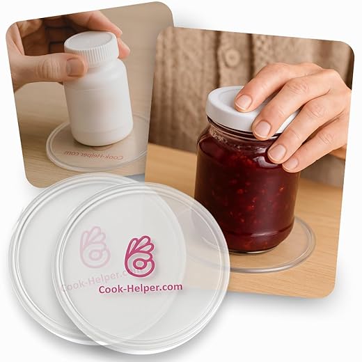 One-Handed Gadget to Secure Any Item, Open Jars & Bottles, Mix Food in A Bowl. Useful Adaptive Equipment for One Hand - Great Gift Idea for Those with Weak or Injured Hands (2 х 4.7")