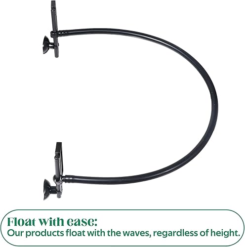 Floating Plant Corral for Aquarium, Floating Plant Fence for Aquarium Accessories, Fish Tank Plant Fence Adjustable Height with Water Level, Suitable for All Floating Plants and Aquariums