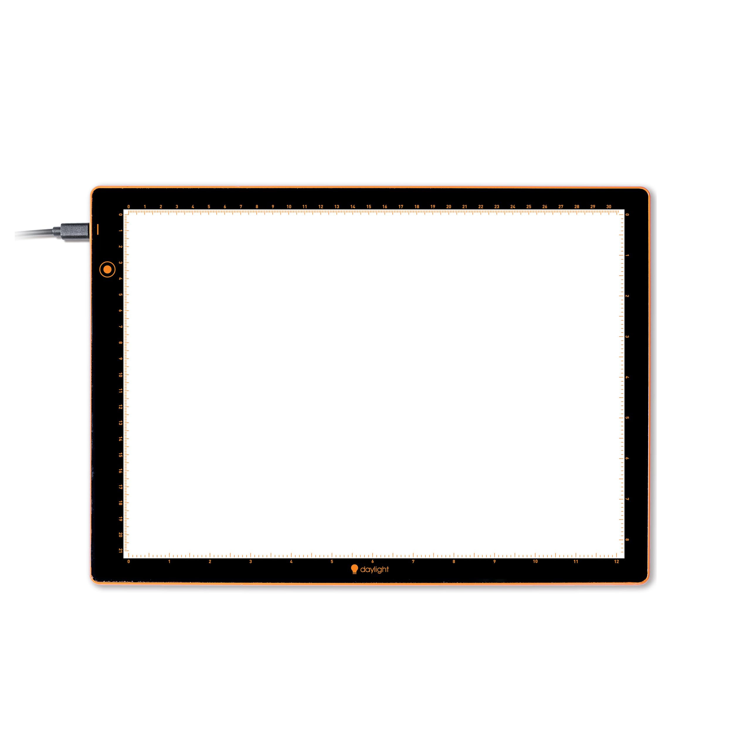 Wafer 2 Light Pad (A3) for Tracing, Drawing, Sketching & Painting - Dimmable with Adjustable Brightness - Tracing Lightbox for Artists, Black