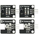 2Pcs Digital 38khz Ir Receiver Sensor Module + 2Pcs Ir Transmitter Sensor Module Kit for Arduino Electronic Building Block