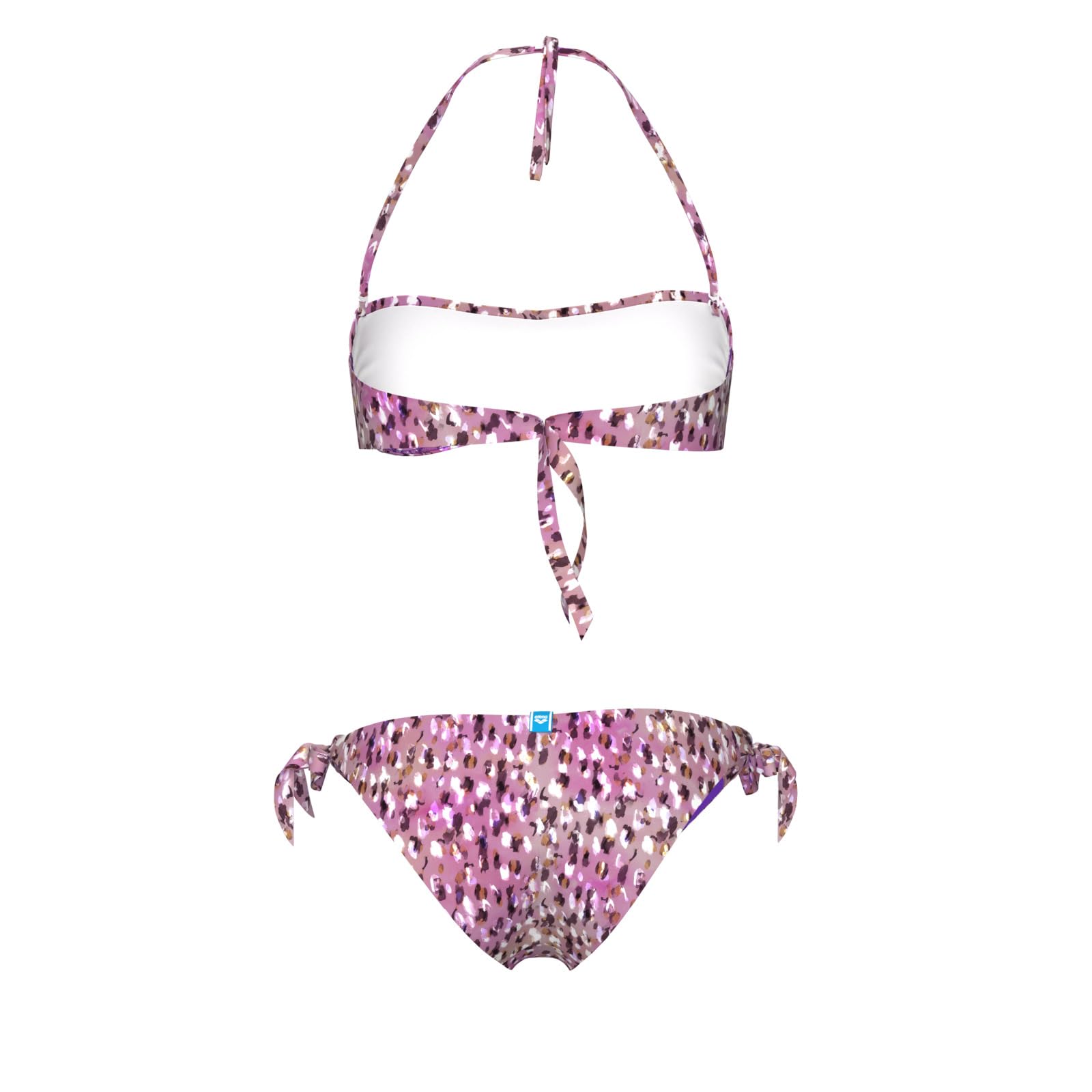 ARENA Women's Water Prints Bikini Bandeau Bañador de Dos Piezas Mujer (Pack de 1)