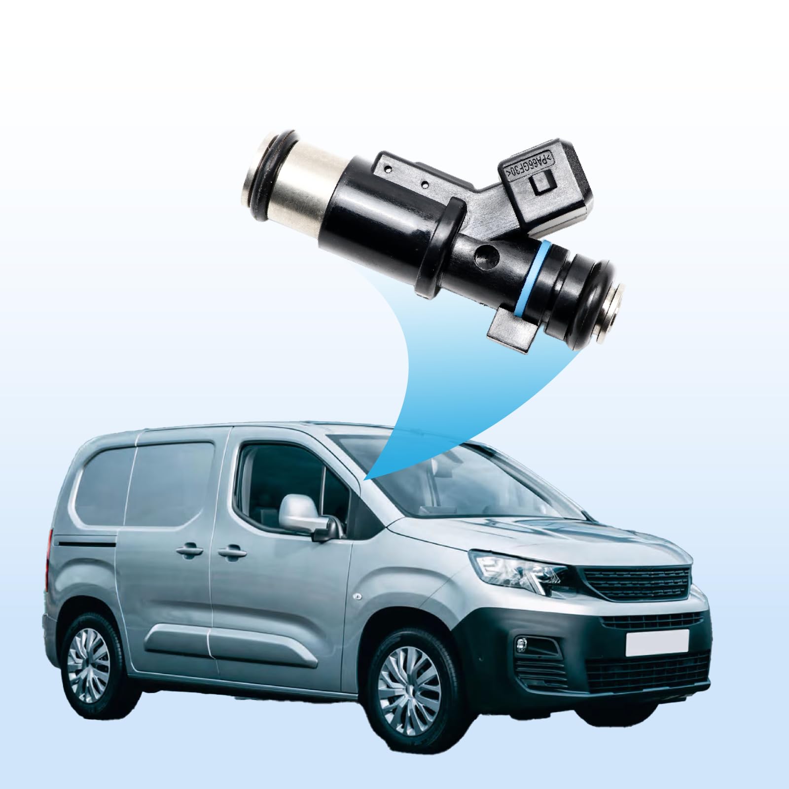 4 Pezzi Iniettore di Carburante 1984.E0 1984E0 Compatibile con 1.4 Berlingo C2 C3 Xsara 206 306 307 1007 Partner 0280156357 FI1042 01F002A 348001 01F002A FI1042