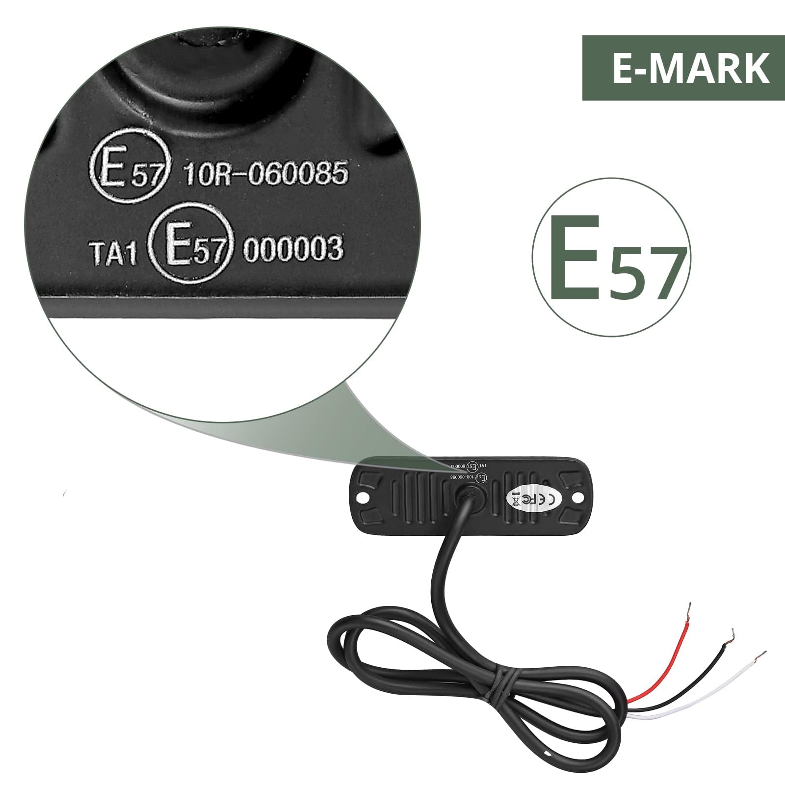 EypiNS 30 LED zwaailicht, 30W auto waarschuwingslicht, 360