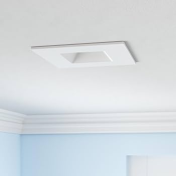 NUWATT 12 Pack, 6 Inch Retrofit LED Square Recessed Lighting