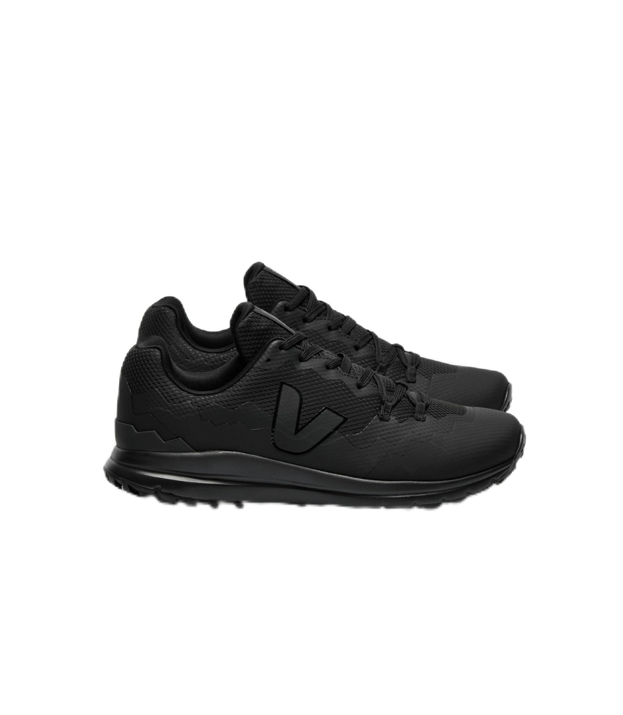 Veja Fitz Roy Light ALVMSH Black_Black (FT1803771B) męskie buty trekkingowe, ekologiczne, sznurowane, antypoślizgowe, wygodne, do aktywności na świeżym powietrzu, oddychające, czarne