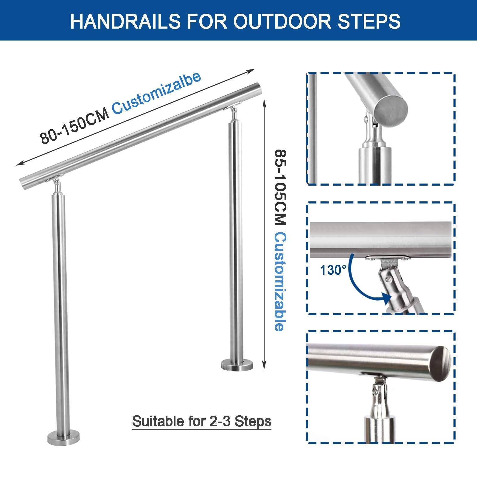 Stainless Steel Handrails Exterior Stainless Steel Railings Care And