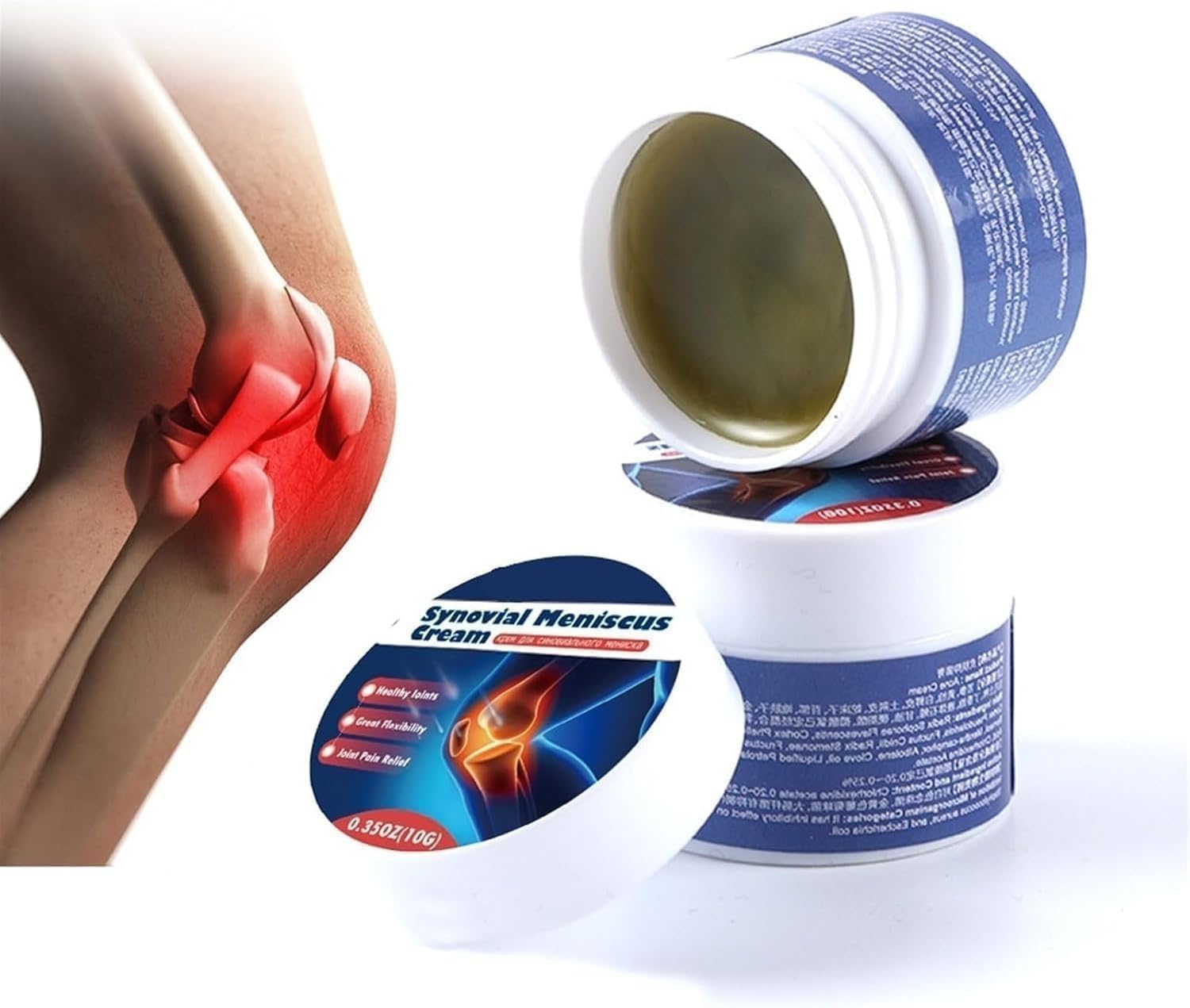 MarlaMall 2pcs joint and bone healing cream, soothing joint cream, repairs damaged tendons, relieves tension and pain, corrects deformities in the back, hands and feet, arthritis knee pain strain