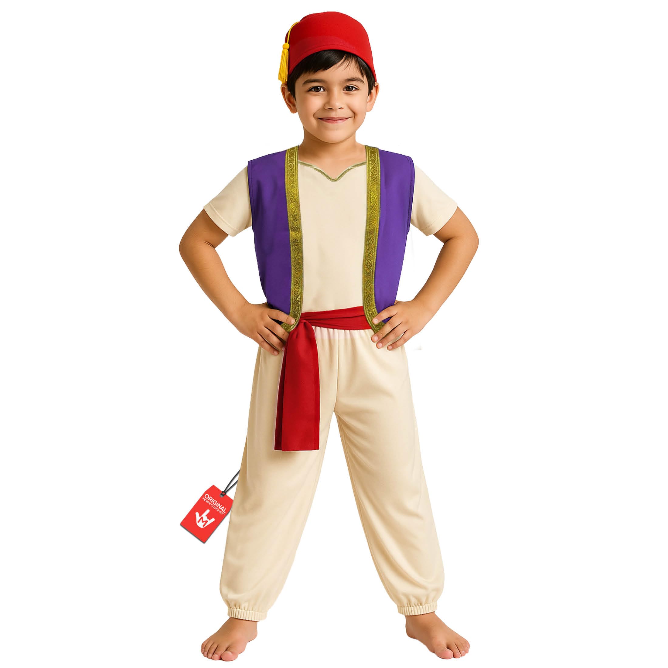 Morph Arabian Prince Costume Boys, Desert Prince Costume Kids, Boys Halloween Costume
