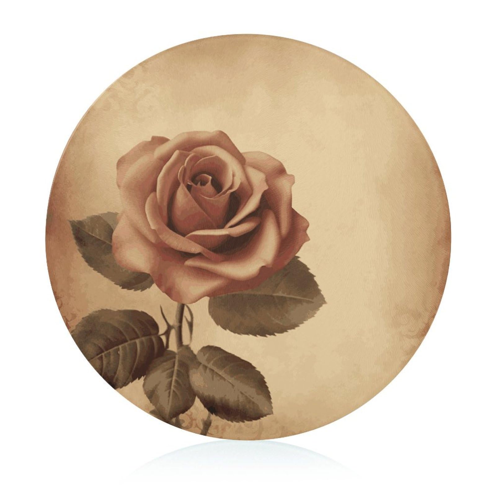 Planche à découper en verre vintage rose pour sublimer vos apéritifs et comptoirs de cuisine