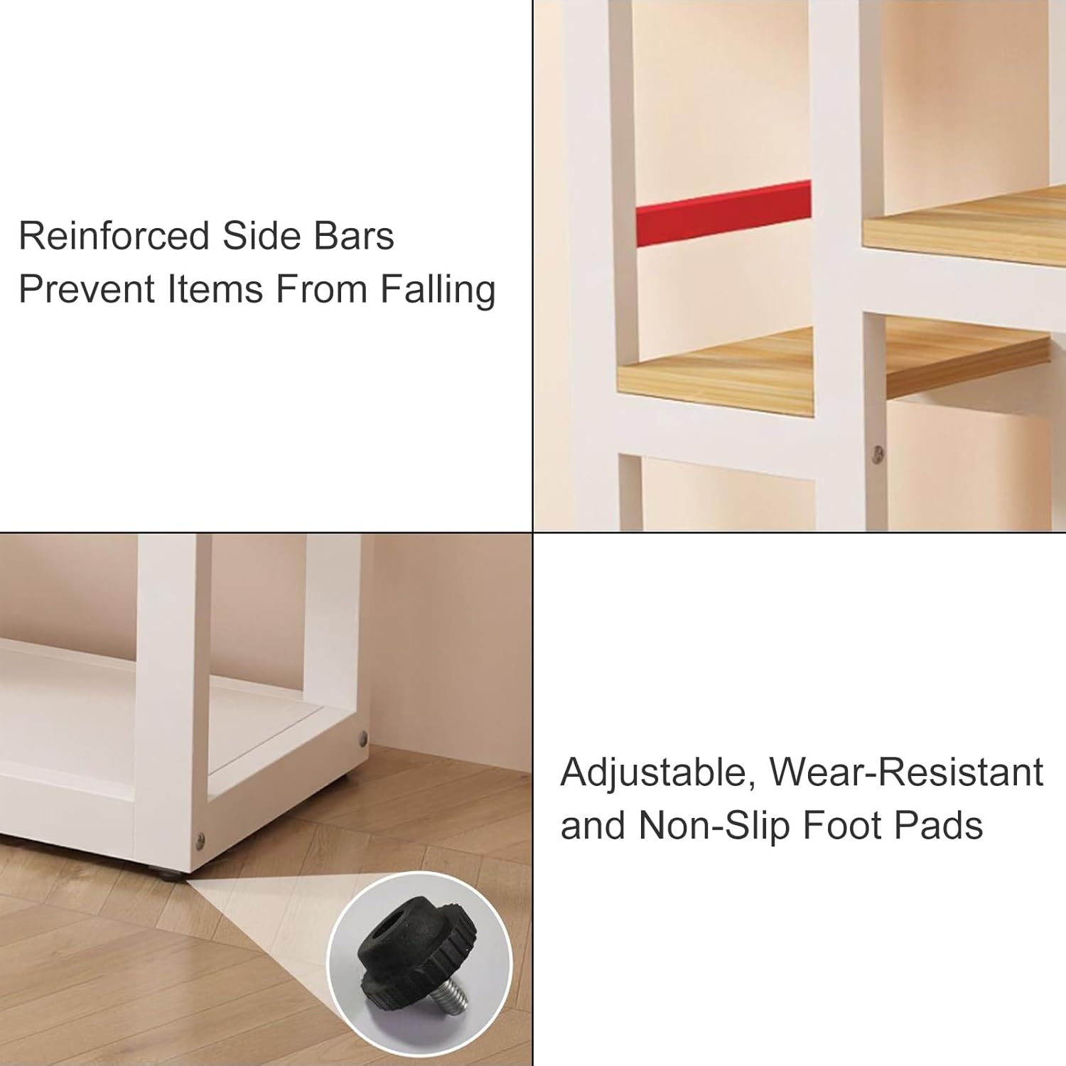 10-65 Gallon Aquarium Stand, Fish Tank Stand, Terrarium Stand, Reptile Tank Stand, Breeder Tank Shelf(Natural,130x50x120cm/51x20x47i)